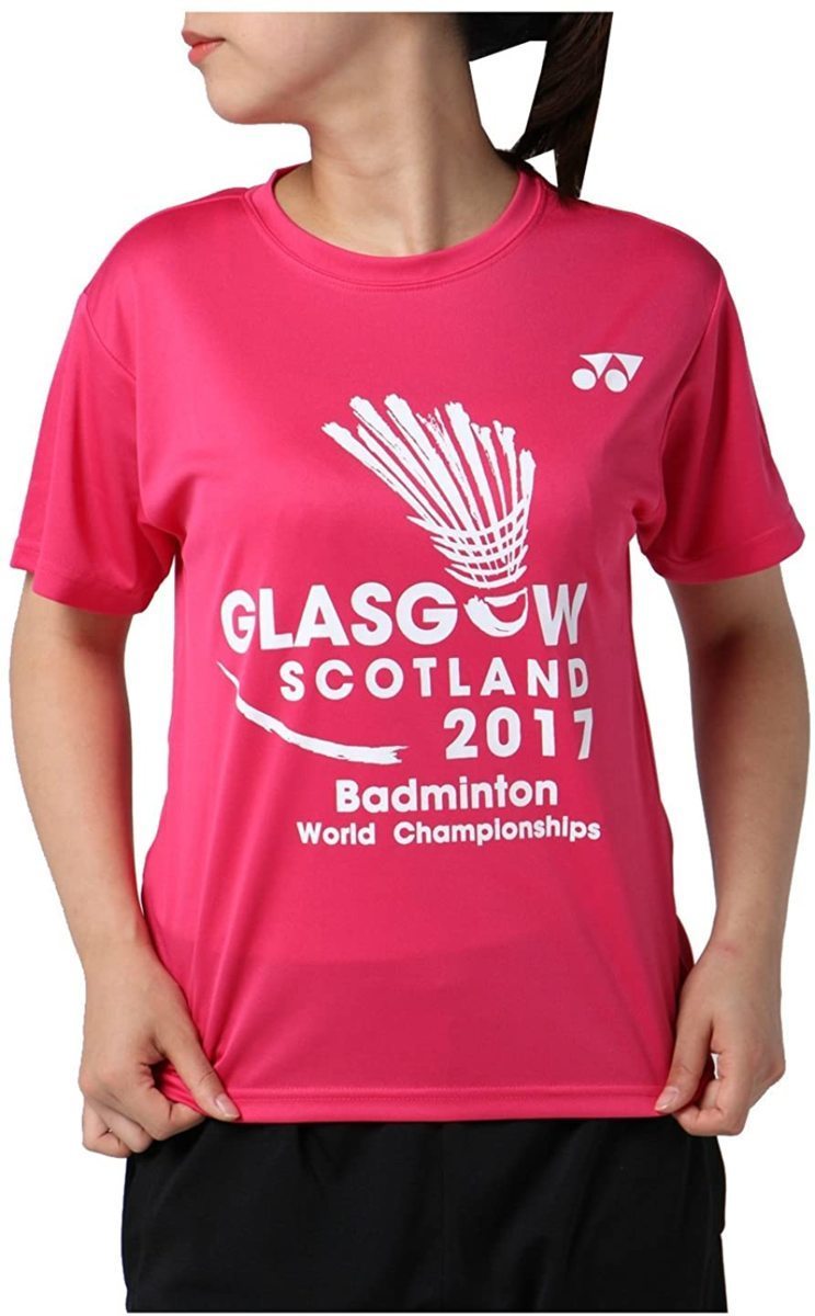  Yonex world player right memory lady's T-shirt YOB17298 122 M size 