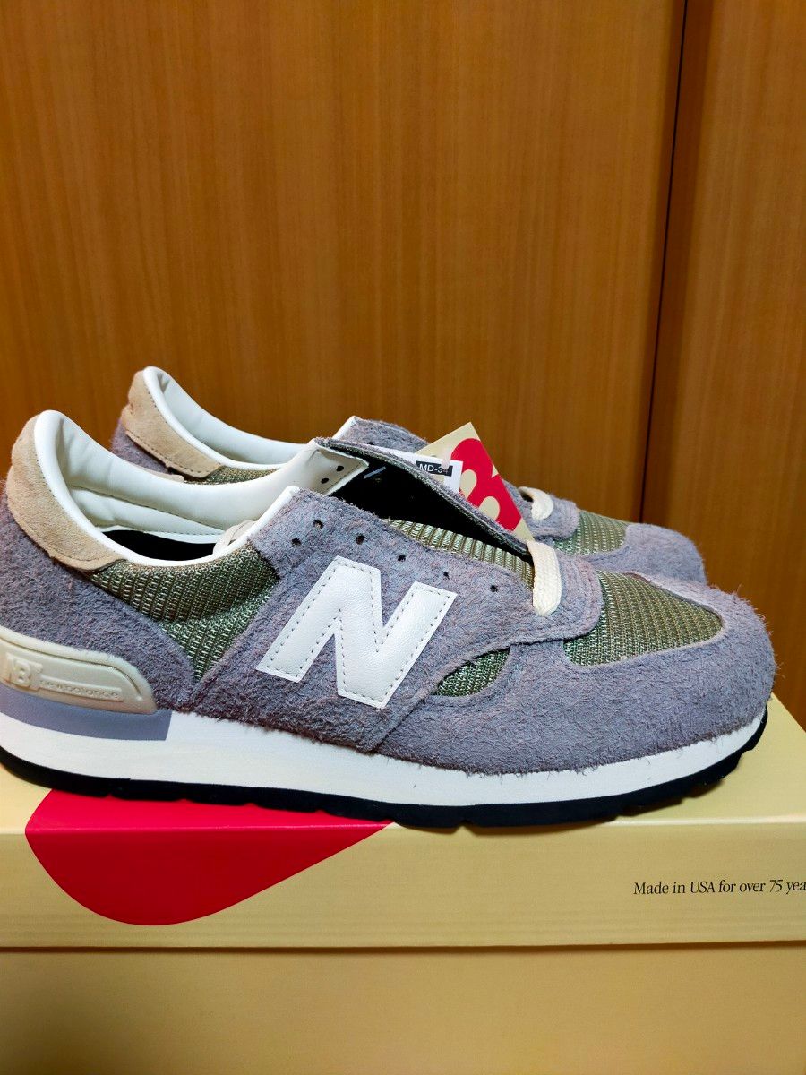 【新品】M990 TA1 27cm　New Balance　V1　エメレオンドレ