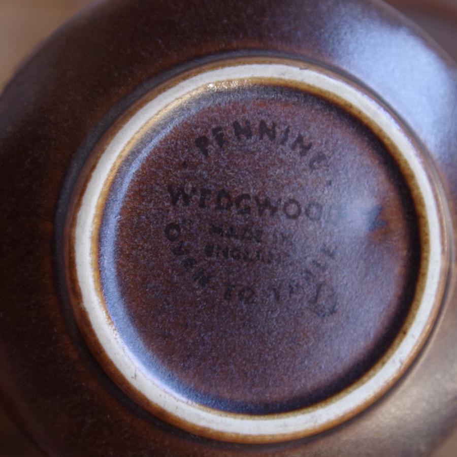 ウェッジウッド ペンニン ペナイン コーヒーカップ ソーサー ブラウン ヴィンテージ 食器 レトロ Wedgwood Pennine #231022-1~4 おしゃれ_画像5