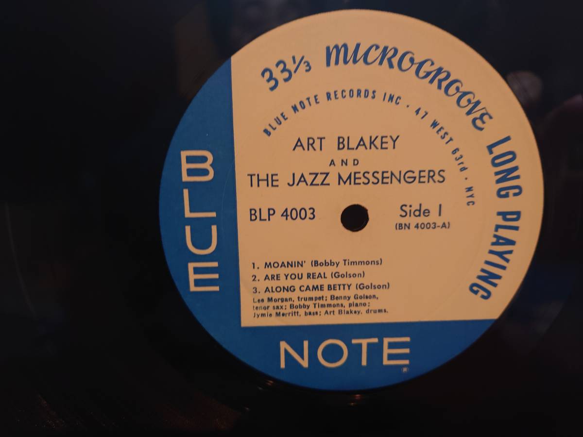 ART BLAKEY AND THE JAZZ MESSENGERS / BLUE NOTE 4003 初期盤！！_画像4