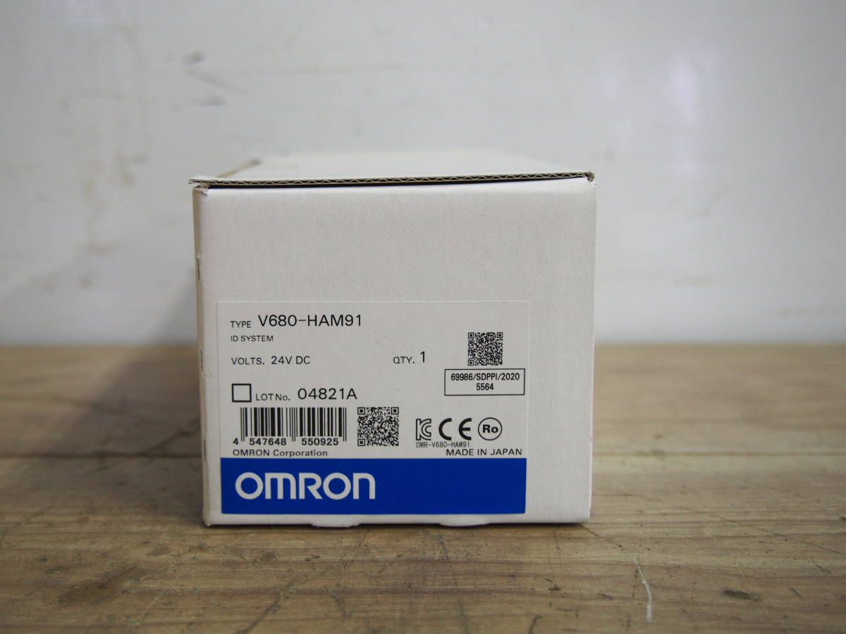 ★【1T1228-6α6】 新品、未使用 OMRON オムロン V680-HAM91 アンプ一体コントローラ 動作保証_画像2