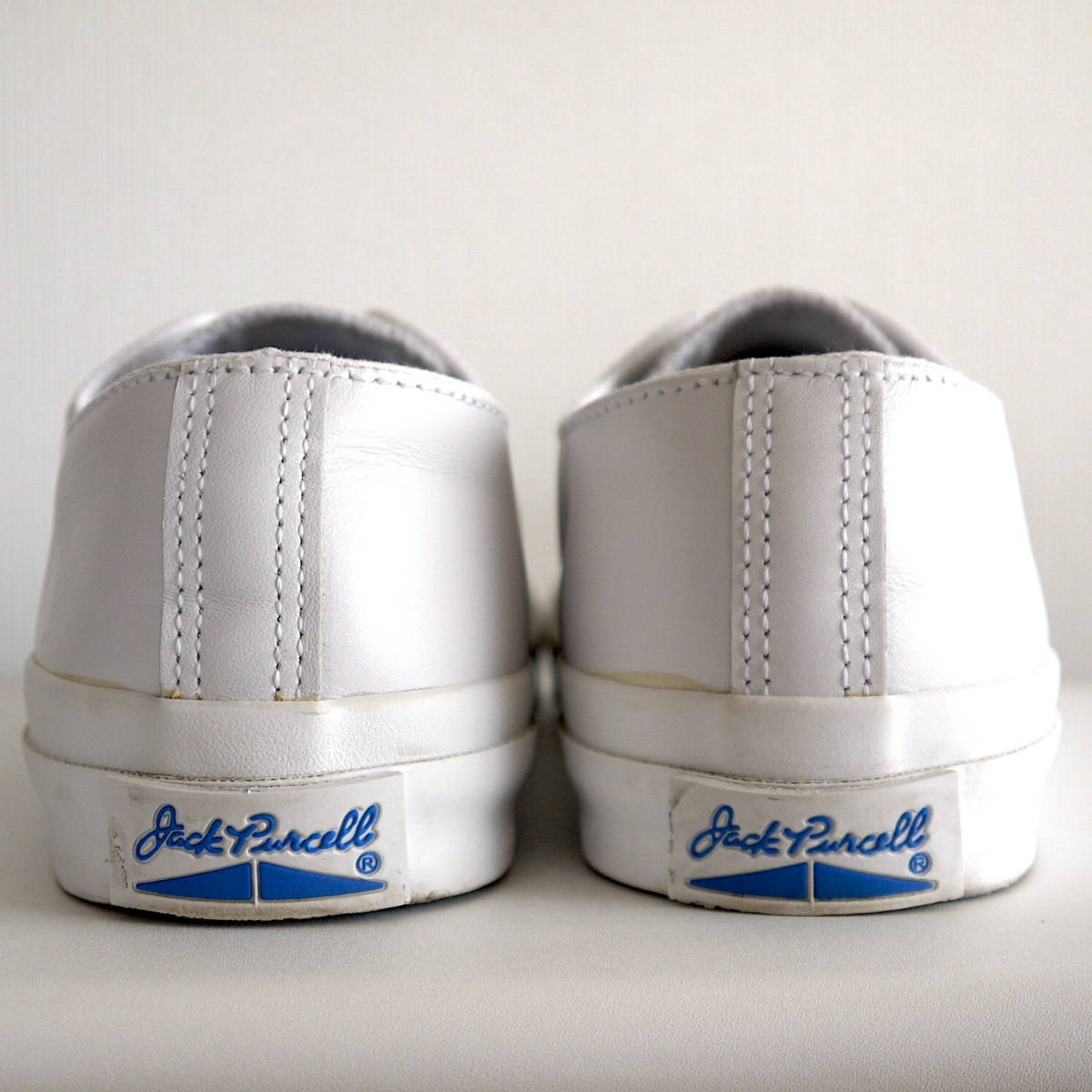 CONVERSE JACK PURCELL　コンバース ジャックパーセル　本革レザー〈 5インチ　24cm 〉ホワイト　極美品_画像9