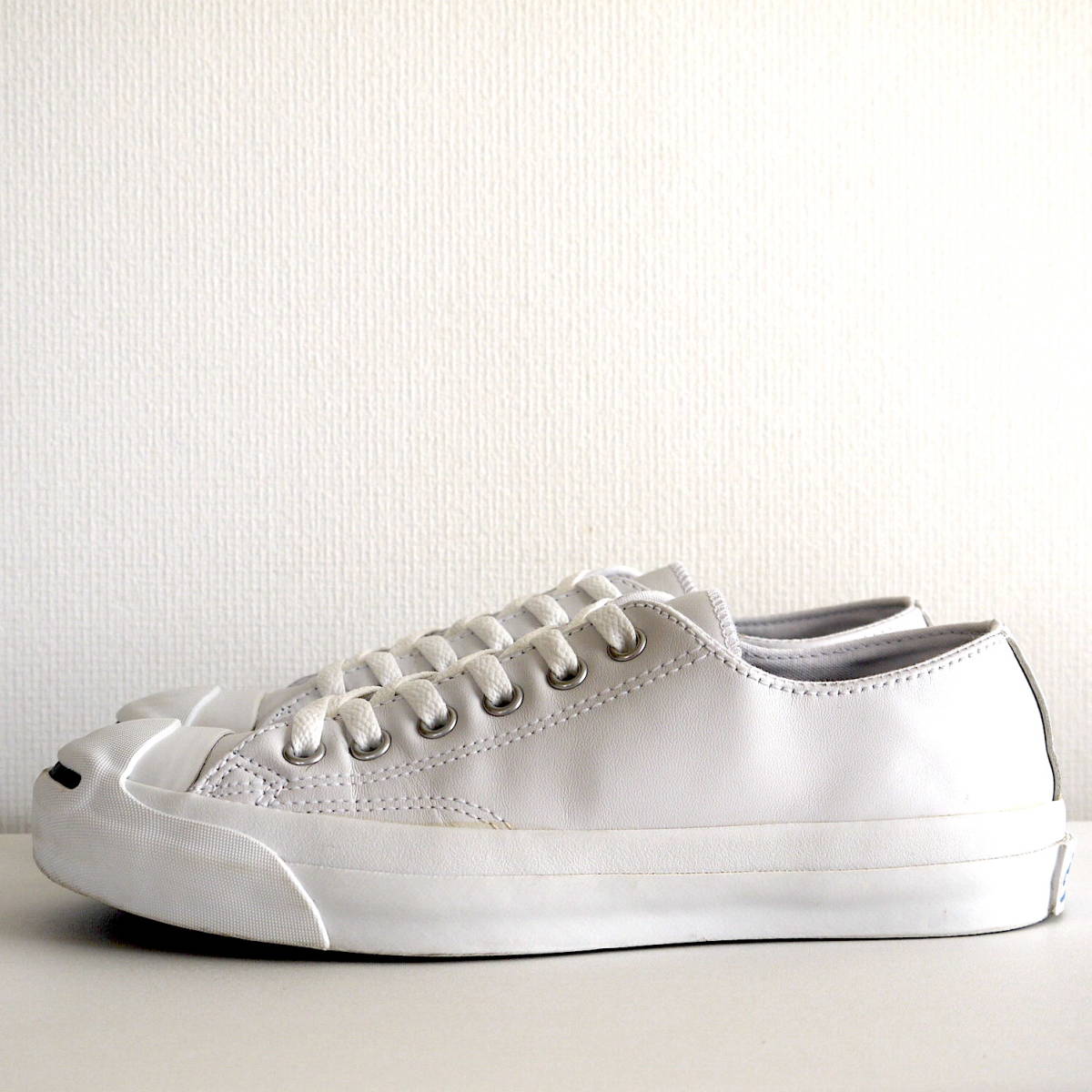 CONVERSE JACK PURCELL　コンバース ジャックパーセル　本革レザー〈 5インチ　24cm 〉ホワイト　極美品_画像5