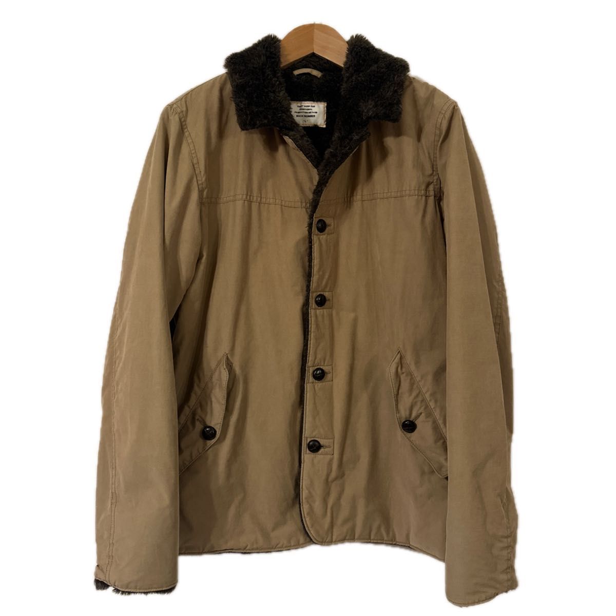 BACK NUMBER バックナンバー メンズポボアジャケット USED L BACK NUMBER バックナンバー メンズポボアジャケット USED L