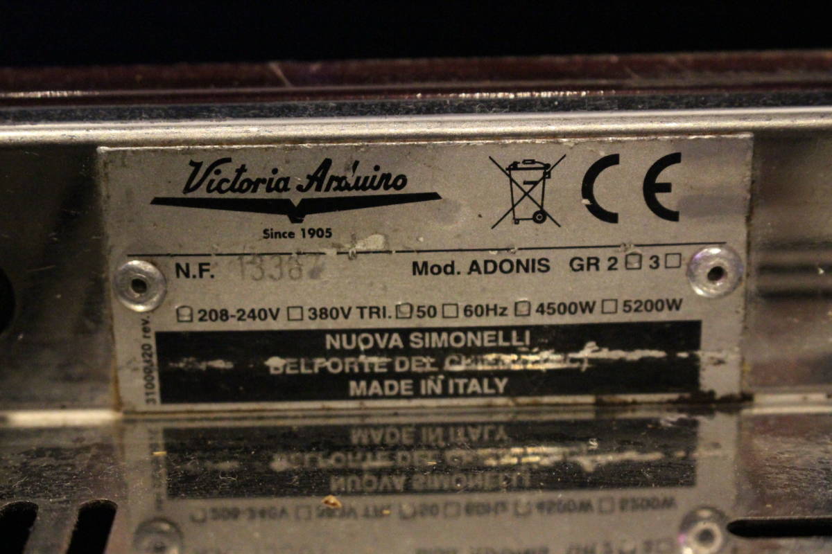 n2　定価約200万円　Victoria Arduino トラディショナルマシン ADONIS 2 GR 赤　高級エスプレッソマシン　中古品_画像10