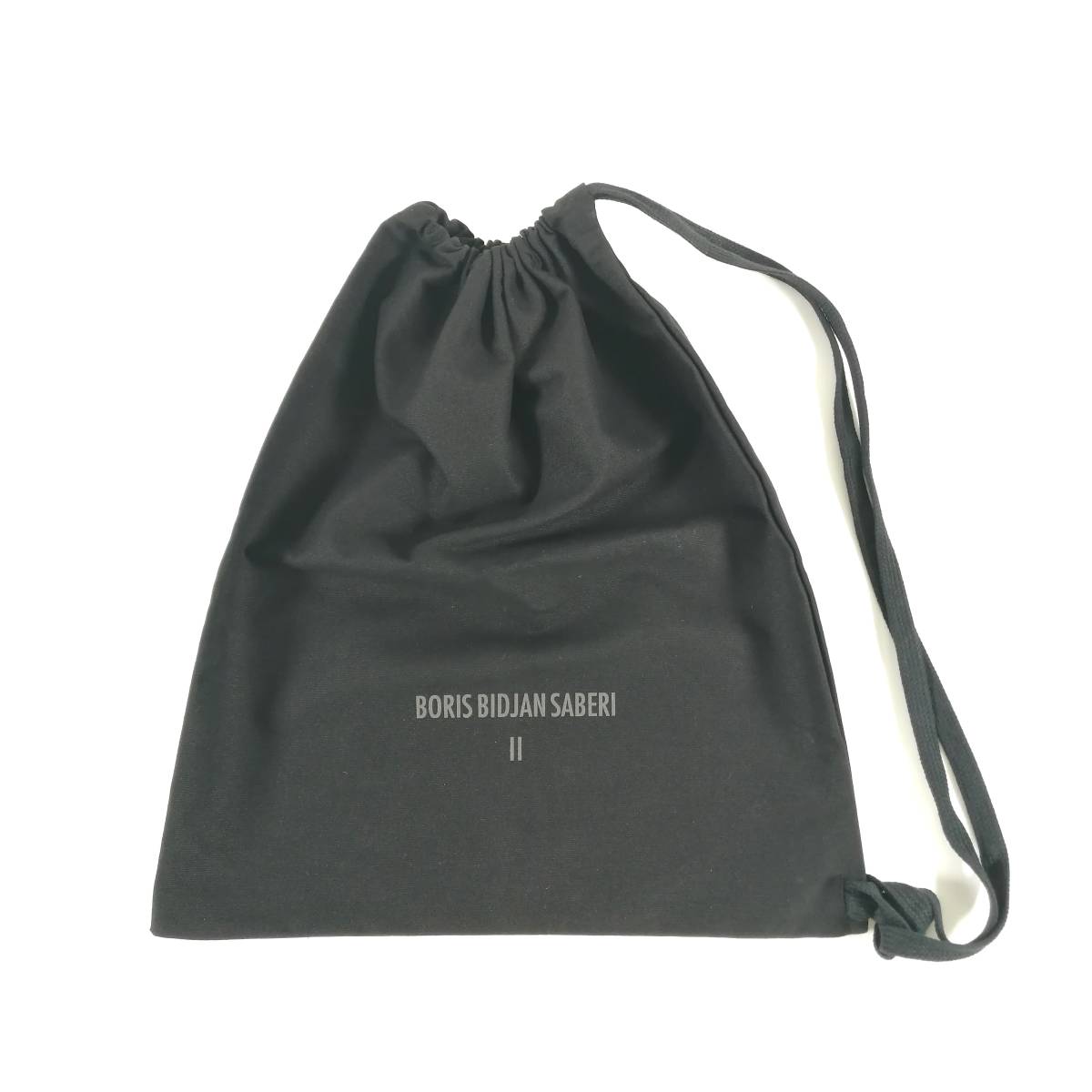 【未使用】BORIS BIDJAN SABERI CANVAS BAG / ATTACHED BAG / BLACK /キャンバスバッグ 付属巾着 袋 ブラック 黒 (#D3DGS)_画像2