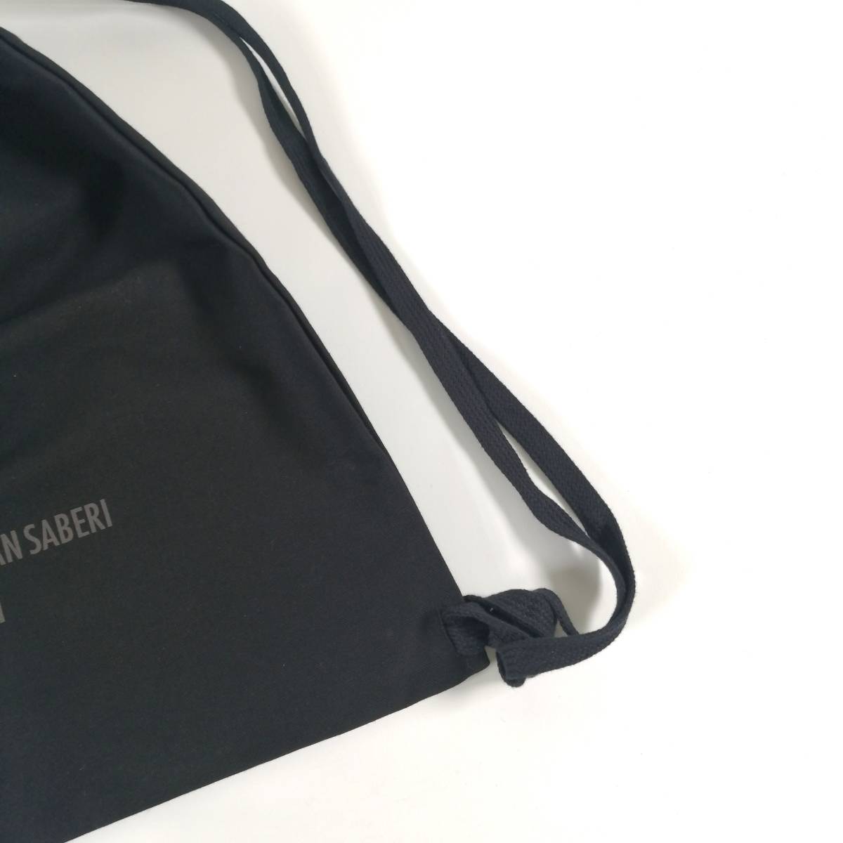 【未使用】BORIS BIDJAN SABERI CANVAS BAG / ATTACHED BAG / BLACK /キャンバスバッグ 付属巾着 袋 ブラック 黒 (#D3DGS)_画像4