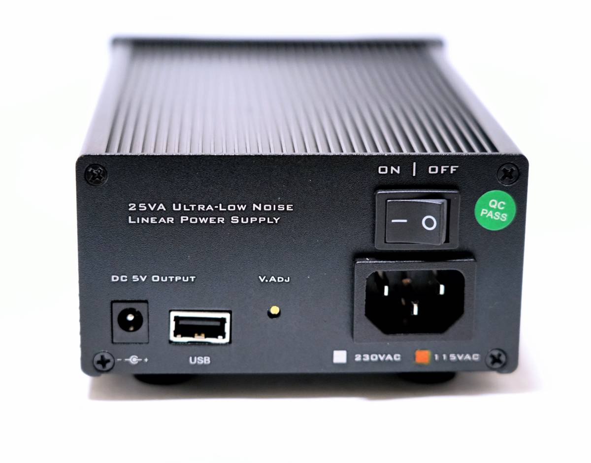 ノイズフロア1μV! 5V 5A 25W 超低ノイズリニアUSB電源 ノイズフロア1μV! 5V 5A 25W 超低ノイズリニアUSB電源