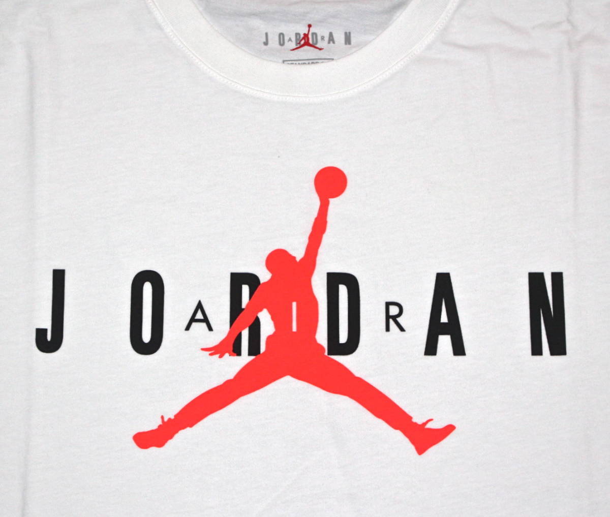 【新品】ナイキ ジョーダン エア ワードマーク 半袖 Tシャツ【100：白】M NIKE AIR JORDAN トレ ジム 自宅 部屋着の画像2