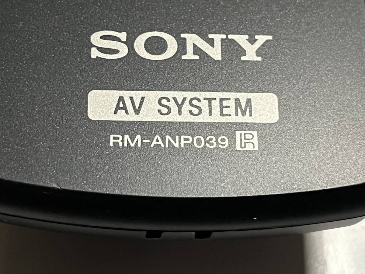 SONY　サウンドバー AV SYSTEM HT-CT500用りモコン RM-ANP039 正常動作保管品です。_画像3