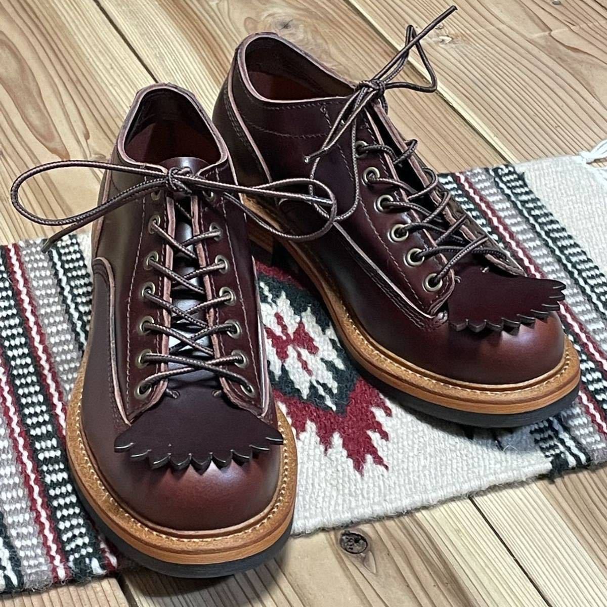 フォルスタン ショート ② ダークブラウン 2枚セット 検索：ウエスコ wesco ホワイツ white's レッドウイング redwing ダナー danner_靴は付属しません。