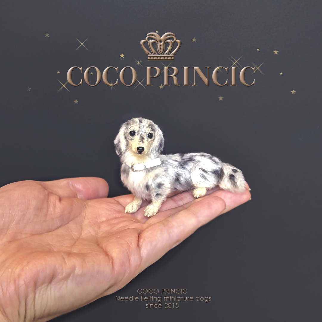 Yahoo!オークション - ミニチュア羊毛フェルト犬【5.6cmの Yahoo!オークション - ミニチュア羊毛フェルト犬【5.6cmの