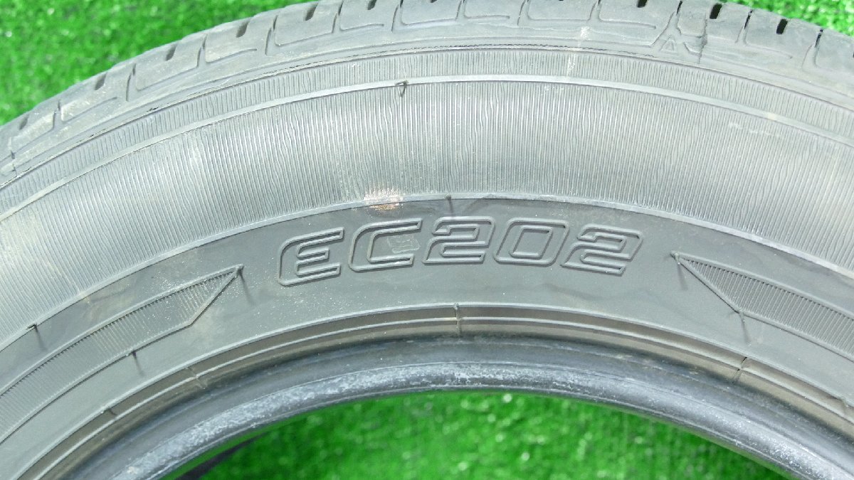 R6220IS ダンロップ EC202 145/80R13 75S 13インチ サマータイヤ 23年製 4本_画像7