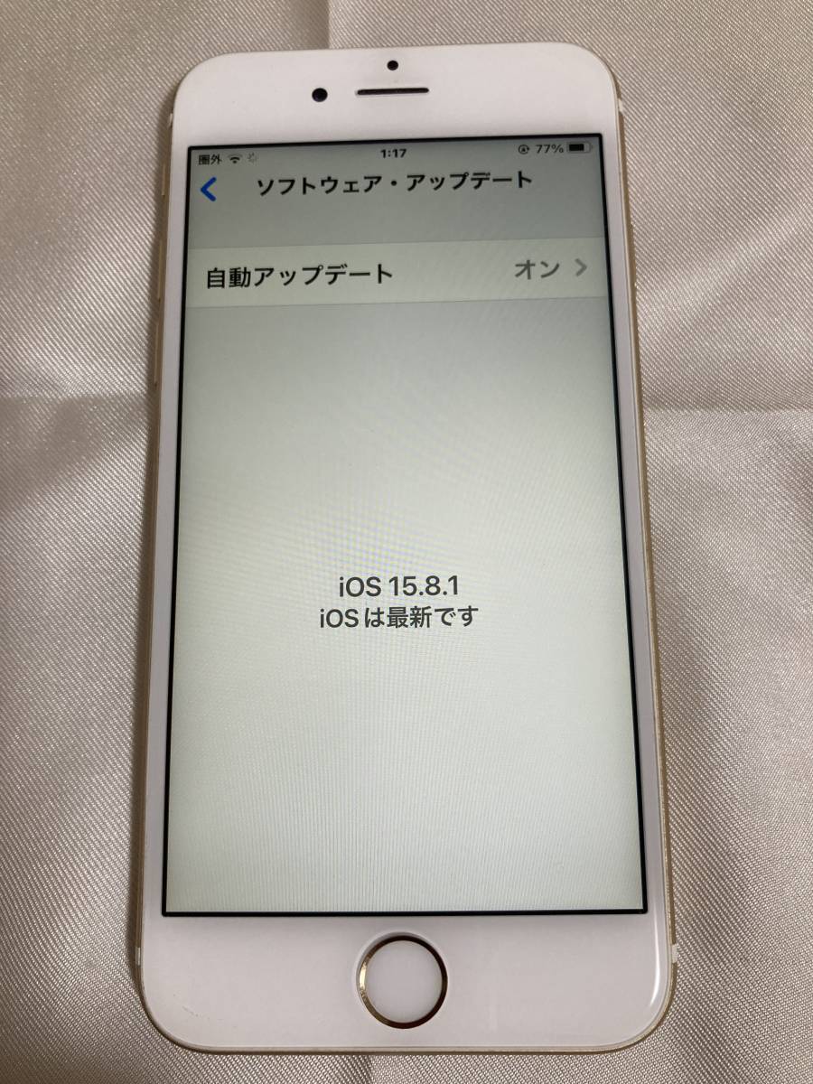 【1円~スタート】Apple アップル iPhone 6s ゴールド 16GB MKQL2J/A SIMフリー 判定○ バッテリー最大容量91% 初期化済み 動作OK【現状品】_画像9