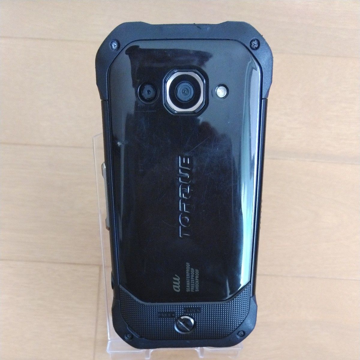 ☆SIMロック解除済 京セラ KYOCERA トルク TORQUE G03 ブラック KYV41 アウトドア ②☆