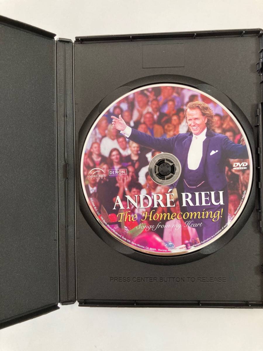 【DVD-CLASSIC】アンドレ・リュウ（Andre Rieu ）「THE HOMECOMING !」（レア）中古DVD（リージョンフリー)、USオリジナル初盤、CL-6_画像3