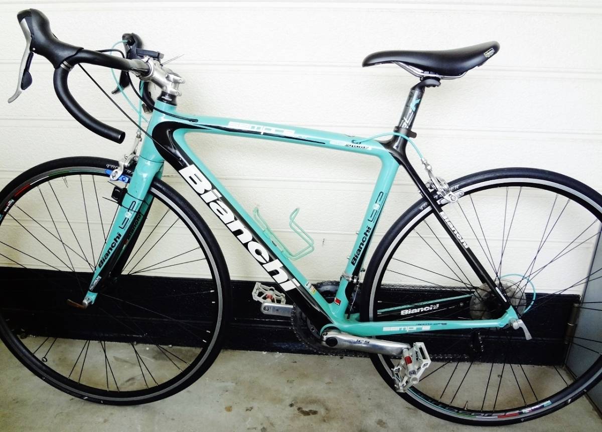 【良品　希少】Bianchi　ビアンキ sempre pro　センプレプロ　105 Ultegra　ロードバイク　FC5650　ST-5600　10S　カーボン_画像8