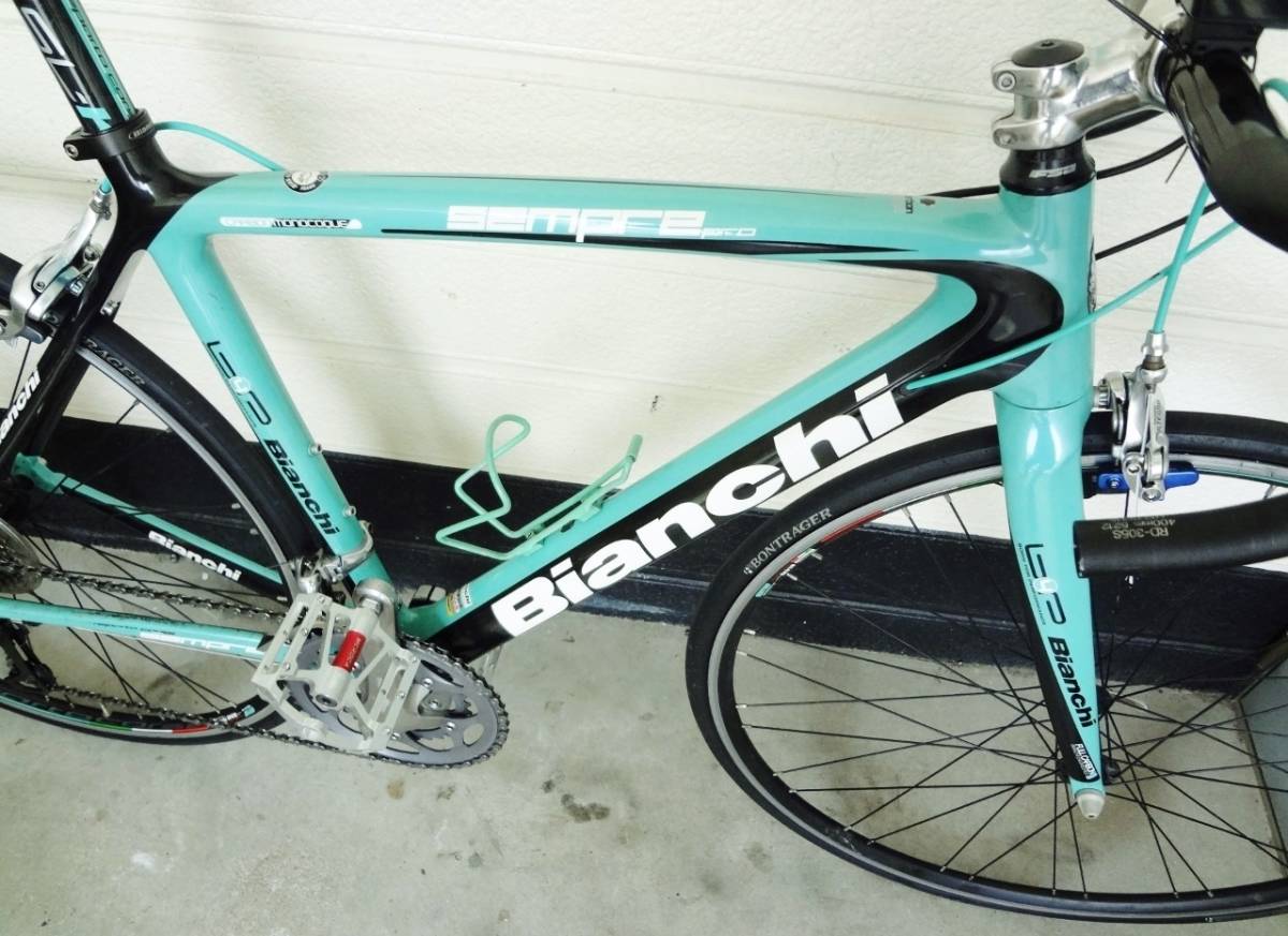 【良品　希少】Bianchi　ビアンキ sempre pro　センプレプロ　105 Ultegra　ロードバイク　FC5650　ST-5600　10S　カーボン_画像2