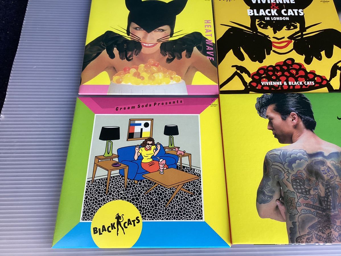 ブラックキャッツ【BLACK CATS】CD5&激レアレコード1 黒猫　豪華BOX ポスター付き_画像1