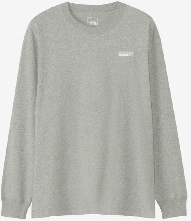 The North Face ロングスリーブ ネバーストップ 長袖 Tシャツ ロンT XXL グレー ノースフェイス