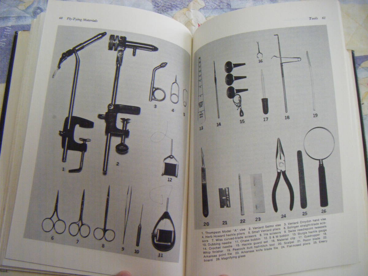 洋書。『Fly-Tying Materials』。1973年発行。ERIC LEISER著。フライタイイング・マテリアル。オールド。_画像4
