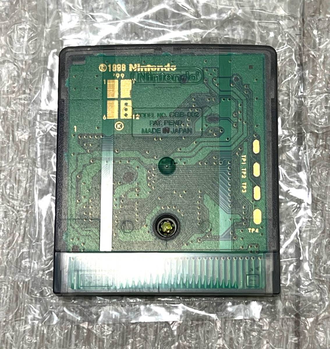 〈ほぼ未使用・箱説ハガキ付属・動作確認済み〉GBC ゲームボーイ カラー 夜光虫GB Athena アテナ_画像9