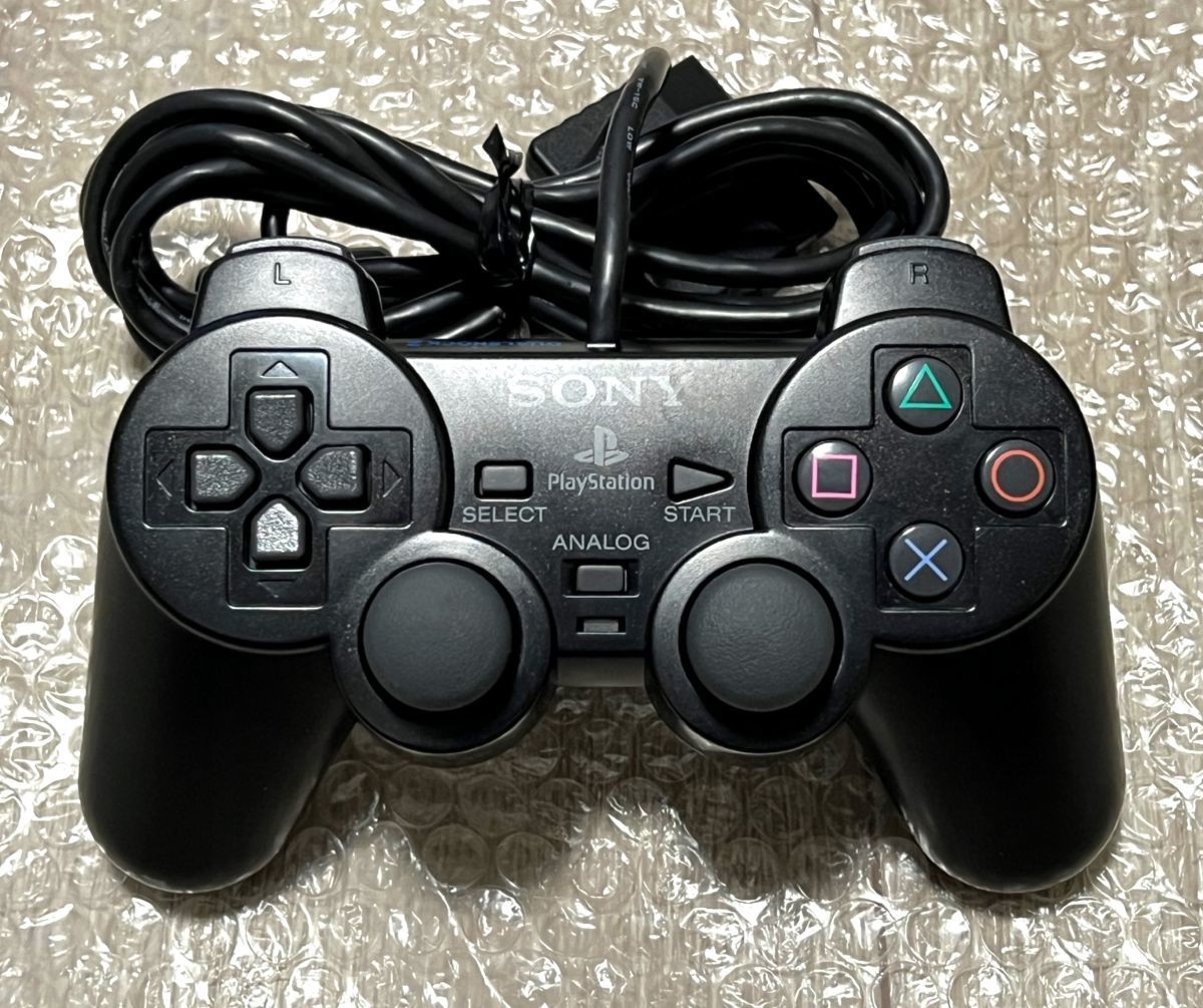〈準美品・動作確認済み〉PS2 プレイステーション2 SCPH-70000 CB チャコールブラック 薄型 本体 プレステ2 PlayStation2_画像6
