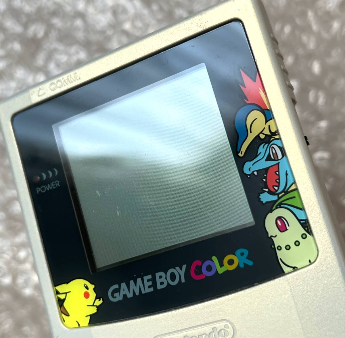 〈良品・動作確認済み〉GBC ポケモンセンター限定 ポケットモンスター金銀記念バージョン ゲームボーイカラー 本体 CGB-001 Pokemon_画像3