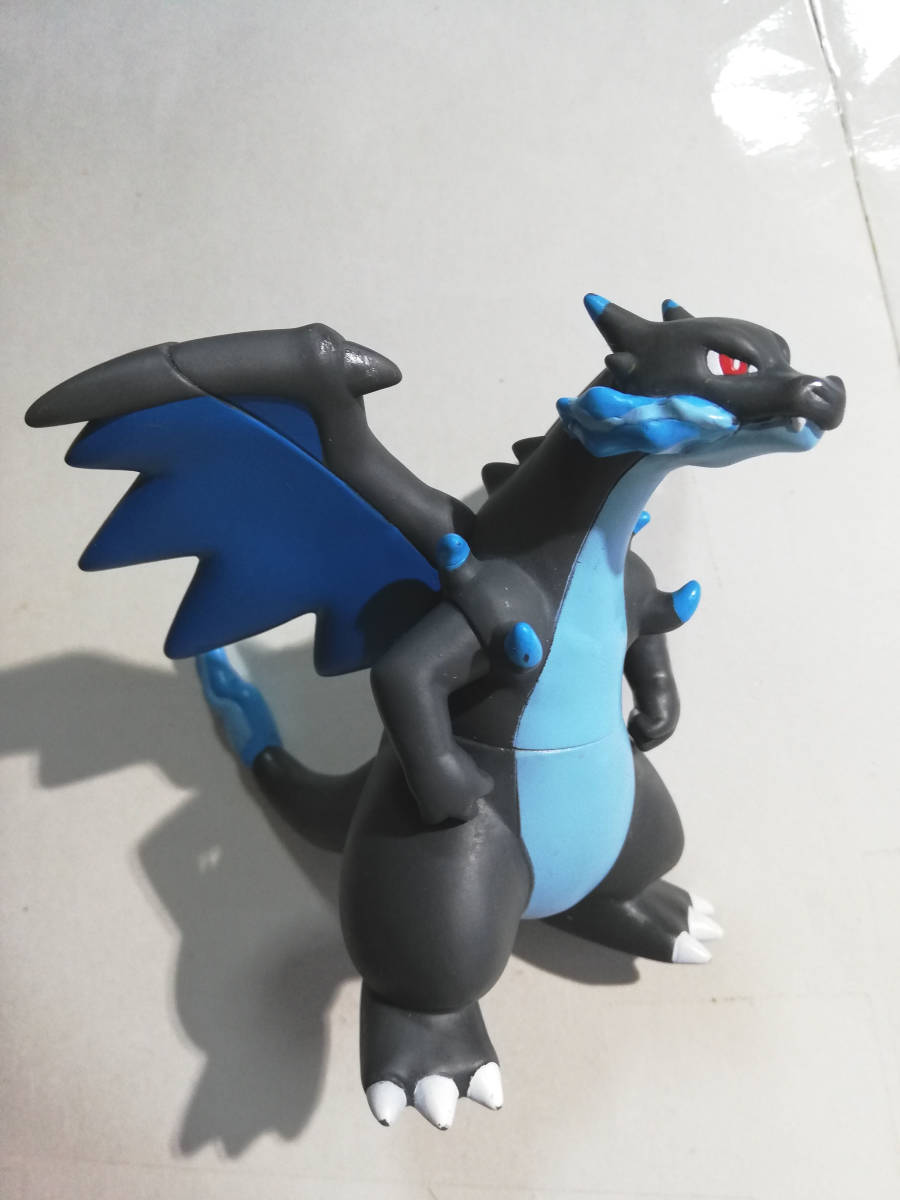 訳あり ポケモン ソフビ フィギュア☆メガリザードンX ゼクロム ポケットモンスター
