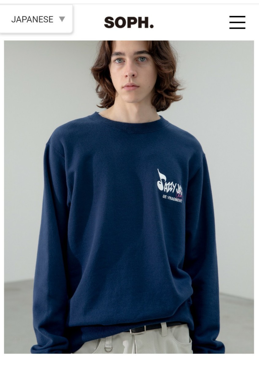 ユニフォームエクスペリメント フラグメントデザイン スウェット uniform experiment / FRAGMENT : JAZZY JAY / JAZZY 5 CREWNECK SWEAT_画像3