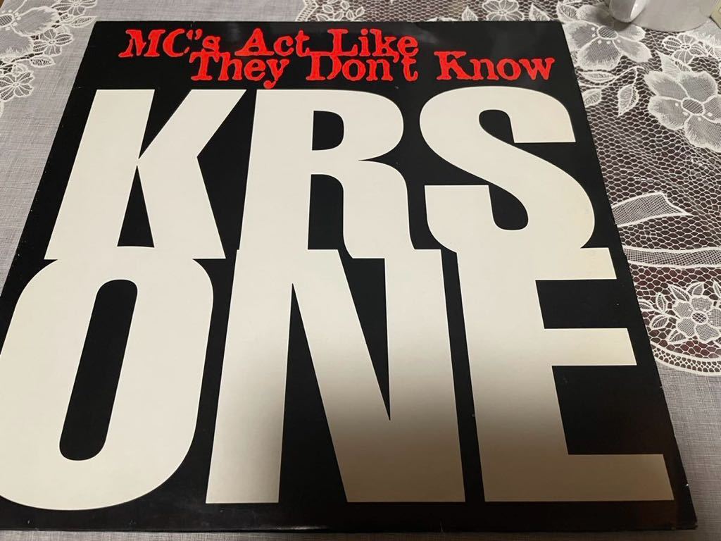 美盤 KRS-One /MC's Act Like They Don't Know / Represent The Real Hip Hopの画像1
