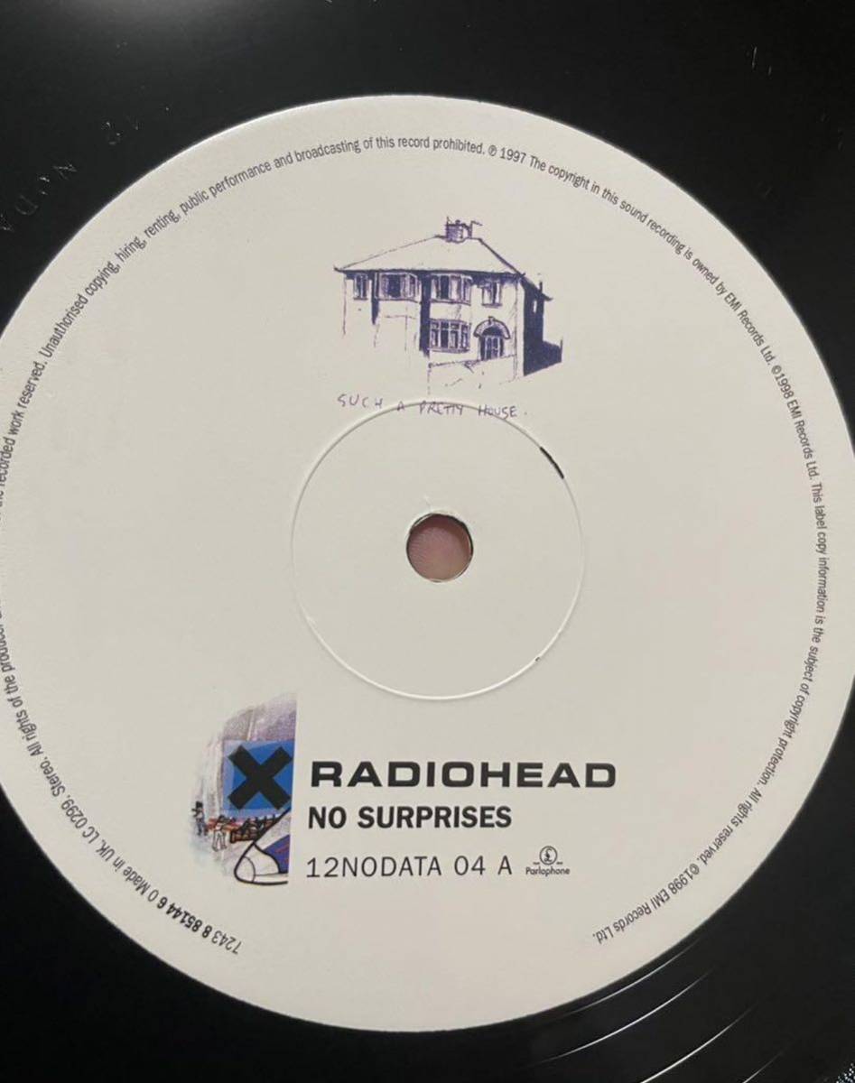 美盤　RADIOHEAD NO SURPRISES 12インチ　レコード_画像3