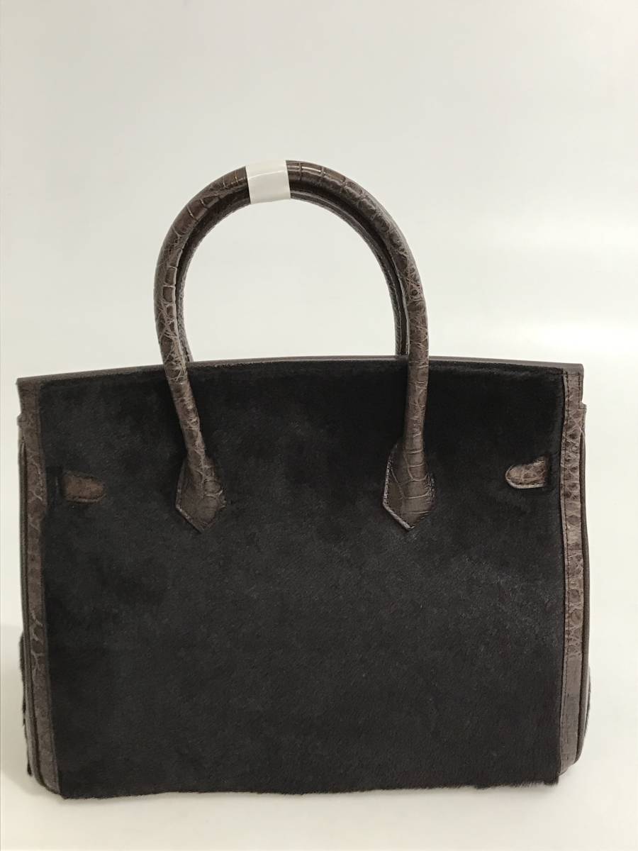 HG5699 крокодил × кенгуру ручная сумочка оттенок коричневого сумка не использовался товар хранение товар 