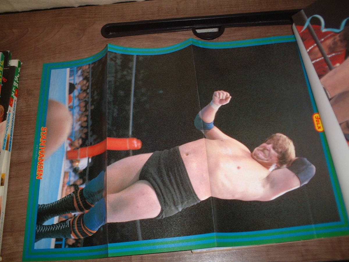  monthly Professional Wrestling 1980 year 6 pcs. set Baseball magazine company 