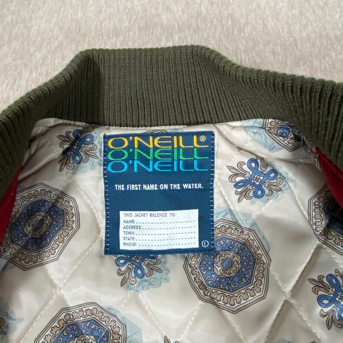 80s o'neill オニール レザーウールスタジアムジャンパー 80s o'neill オニール レザーウールスタジアムジャンパー