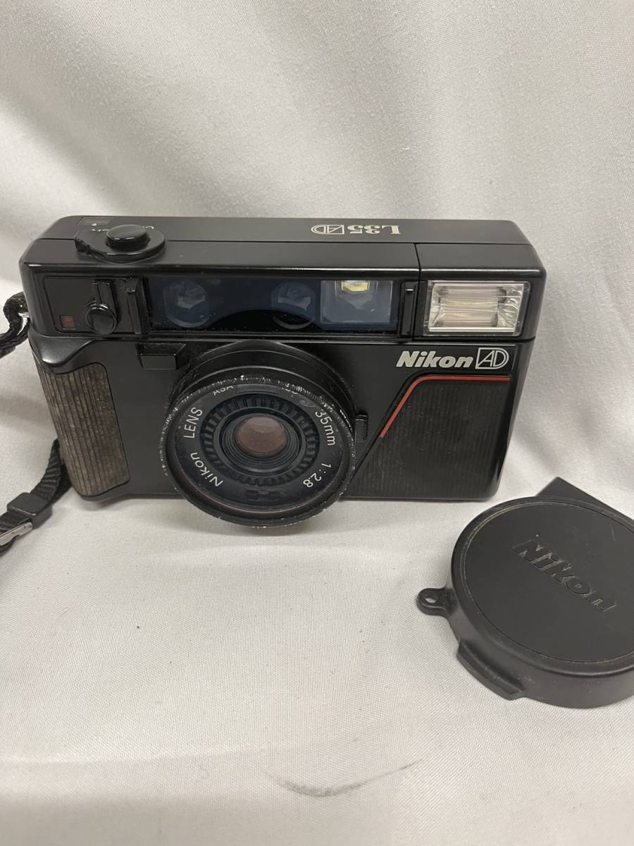 T5577 1円～　Nikon L35AD ピカイチ コンパクトフィルムカメラ ニコン 単焦点レンズ_画像1