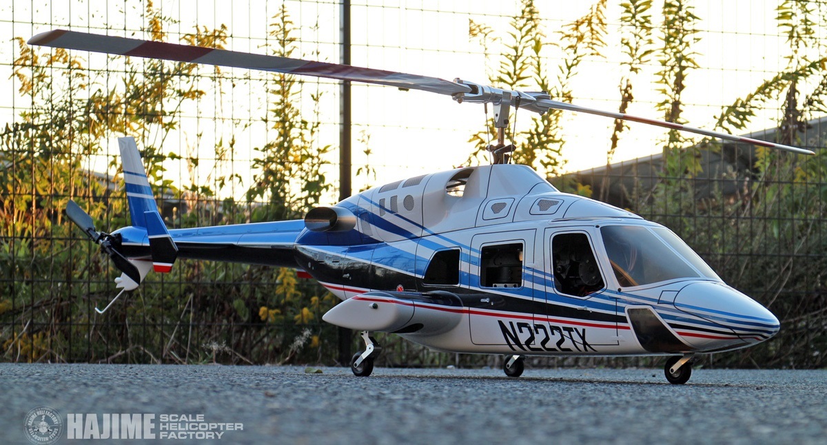 ランディングギア(タイヤ付き)ヒロボー・FUN-KEY BELL222&AIRWOLF700サイズ（オレオ脚）_画像6