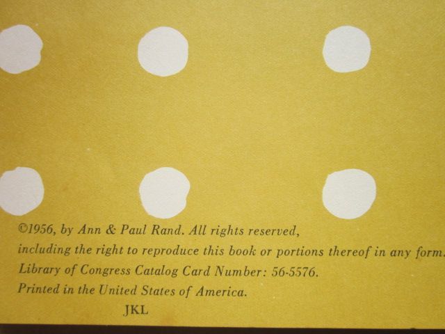◆【希少】【英語版】I know a lot of things / Ann and Paul Rand ポール＆アン・ランド 1956年_画像6