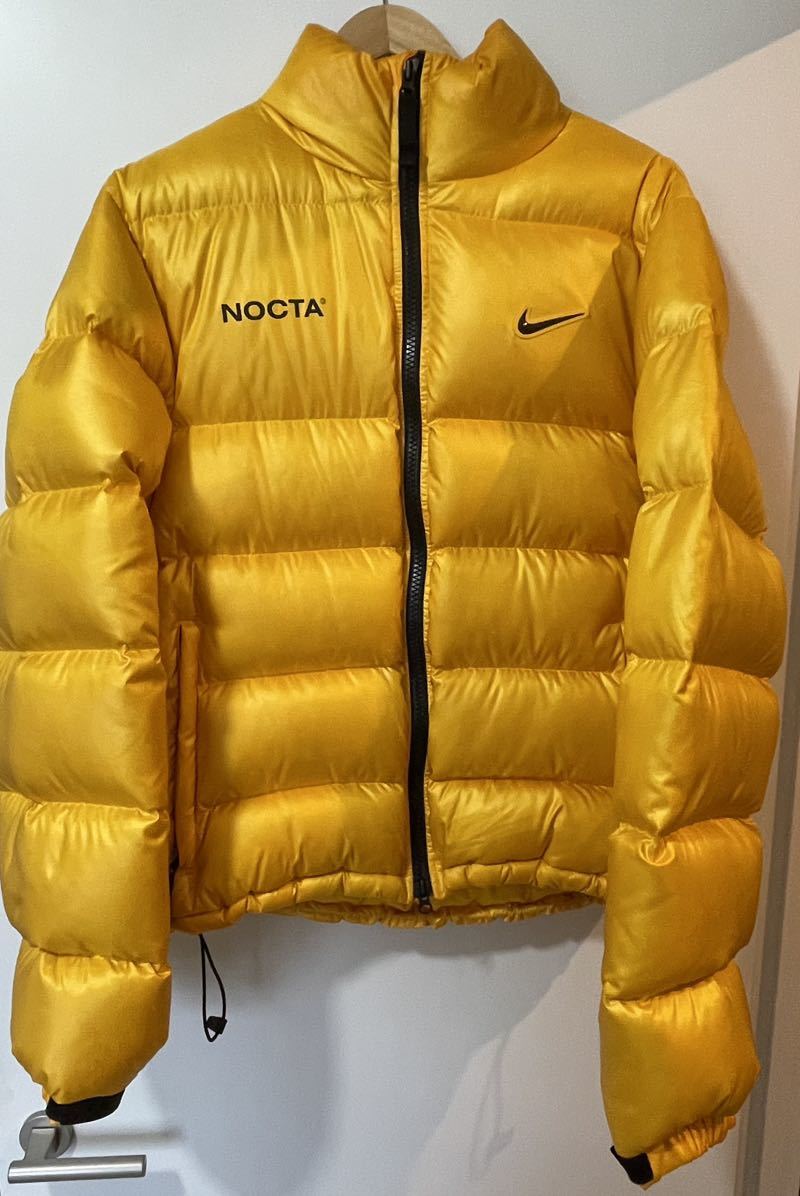 Nike x Drake NOCTA Puffer Jacket Yellow M サイズ NIKE ナイキ NOCTAコラボ ダウンジャケットサイズ_画像1