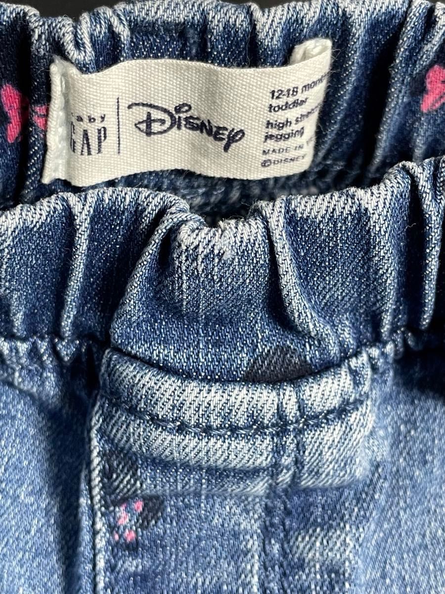 【未使用品】GAP Disney ミニー デニム パンツ/ギャップ ディズニー 80サイズ