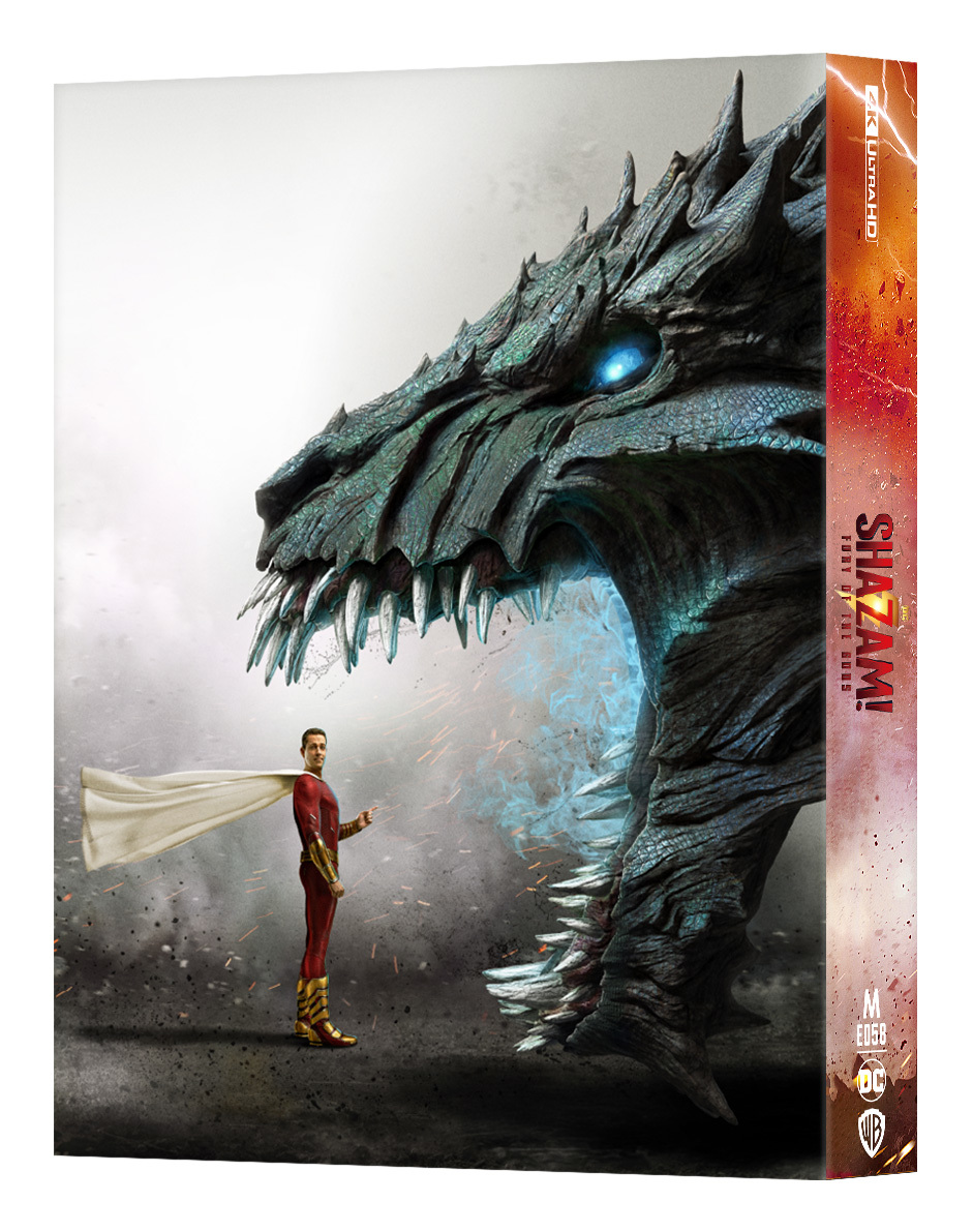 シャザム!〜神々の怒り〜 4K Ultra HD+BD スチールブック Lenticular Full Slip [Blu-ray] Steelbook - numbered (Import)_画像2