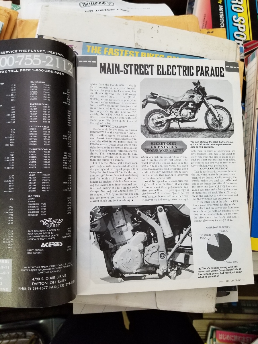 DIRT BIKE Magazine 1997 1-5月号_画像9