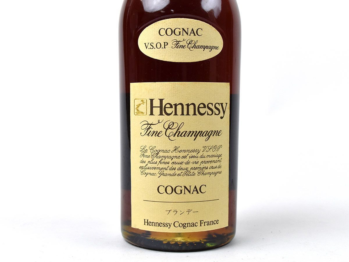166267古酒◆未開栓 ヘネシー VSOP コニャック スリムボトル グリーンボトル ブランデー Hennessy COGNAC BRANDY 700ml 40%/ A_画像3