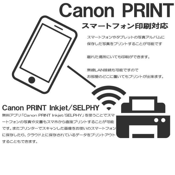 新品未使用 キャノン プリンター 本体 CANON TS3530 PIXUS WITE 印刷機 コピー機 複合機 スキャナー 白 年賀状印刷対応 DE84_画像3