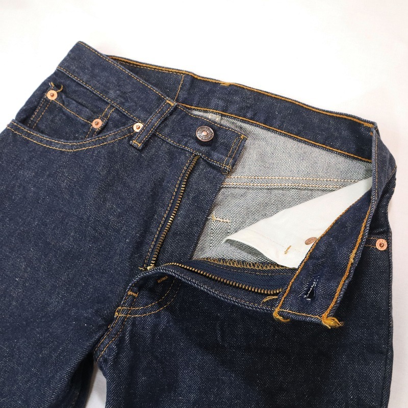 Levi's リーバイス 502 フレアジーンズ 濃紺ブーツカットデニムパンツ レディース W26 S相当