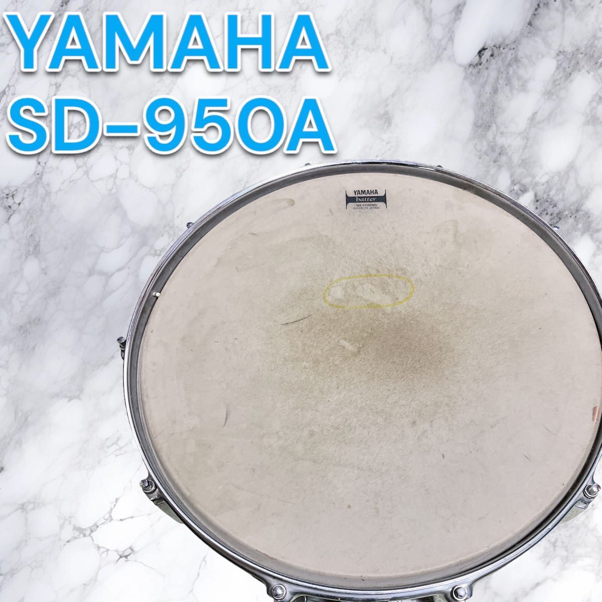 YAMAHA スネアドラム sd-950a ケース付き_画像1