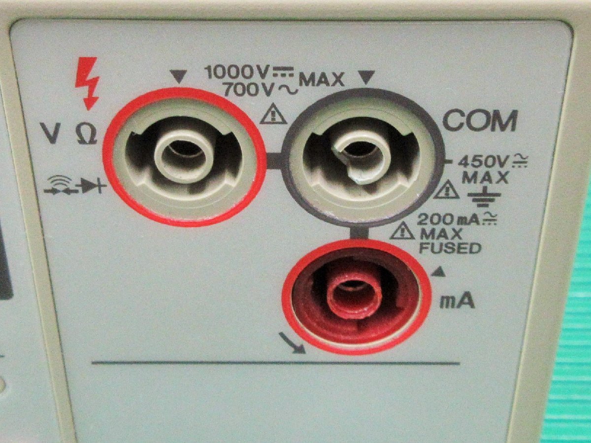 Advantest/アドバンテスト R6441D/01 Digital Multimeter/R13220:GP-IB Interface 未検査品_画像5