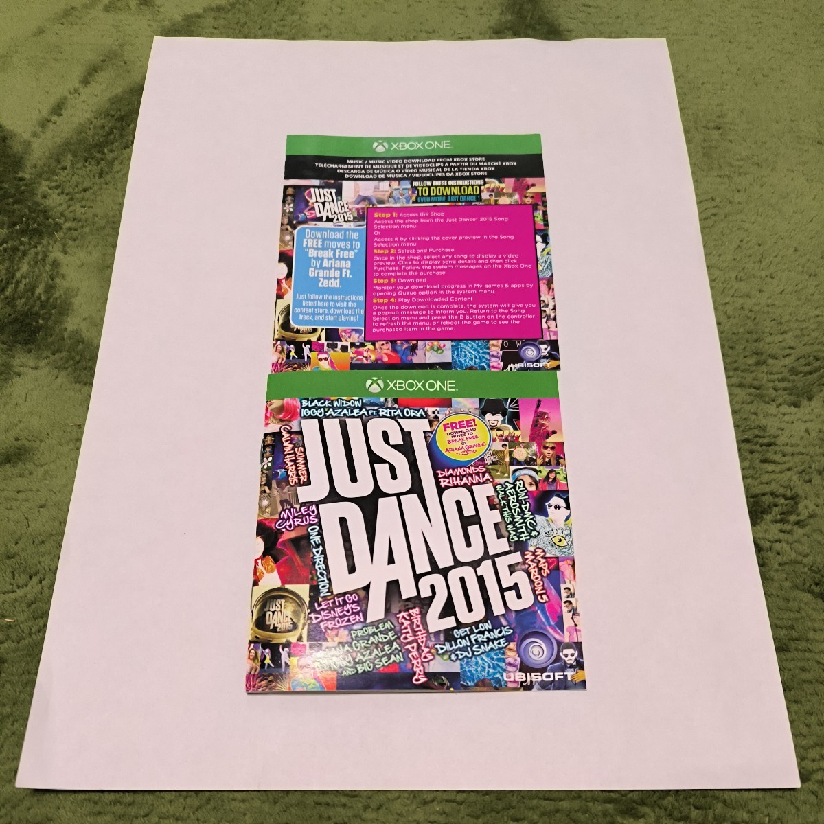 ★良品★　Xbox Oneソフト 北米版 Just Dance 2015 (国内版本体動作可)送料無料　梱包丁寧　即日配送（動作にはKinectが必要です。）_画像6