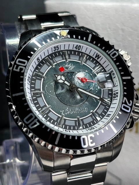 新品 DOMINIC ドミニク 正規品 機械式 自動巻き メカニカル 腕時計 アースギミック からくり時計 コレクション アンティーク 宇宙_画像2