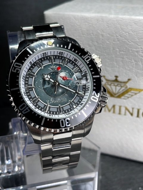 新品 DOMINIC ドミニク 正規品 機械式 自動巻き メカニカル 腕時計 アースギミック からくり時計 コレクション アンティーク 宇宙_画像3